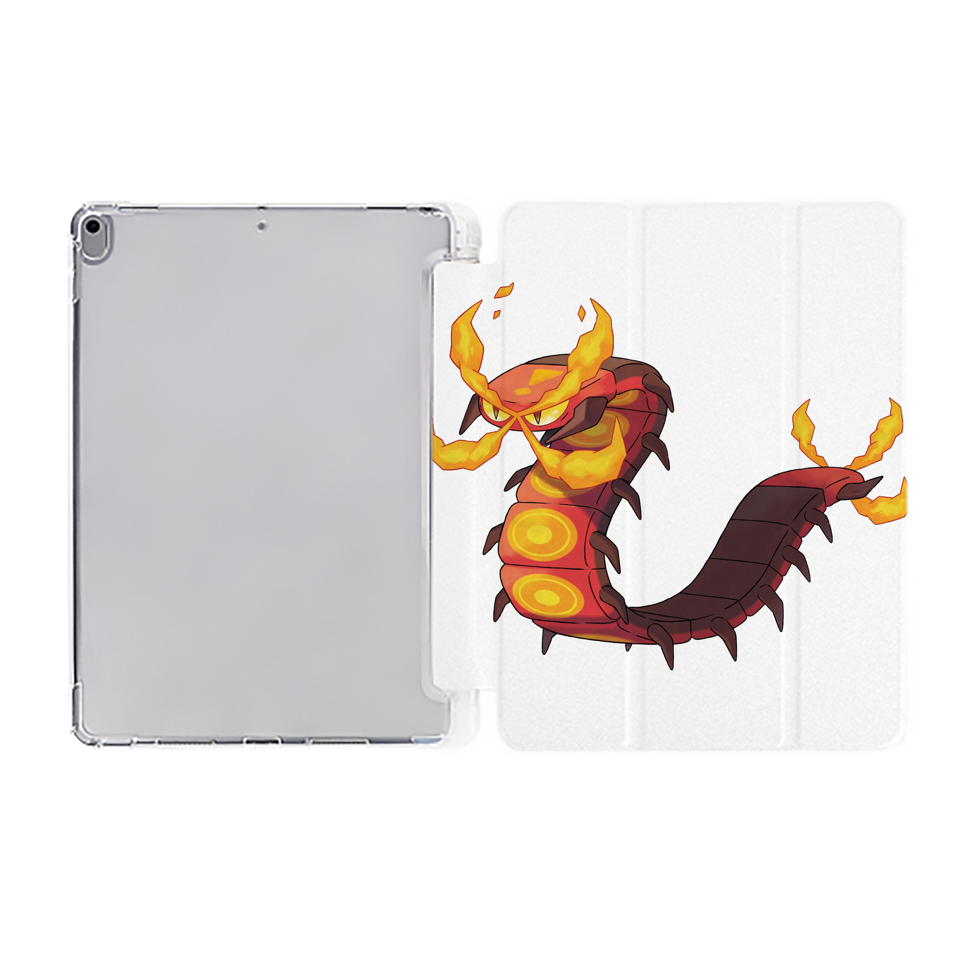 （画像用） ポケットモンスター Pokémon IPad ケース ペン収納付き 三つ折りスタンド PUレザー×シリコン 対応機種9.5/10.5/10.9インチ